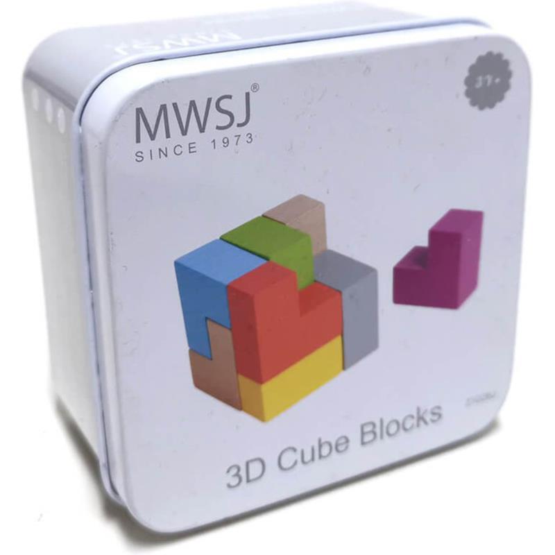 3D CUBE BLOCKS MWSJ ΠΟΛΥΧΡΩΜΟΣ ΚΥΒΟΣ