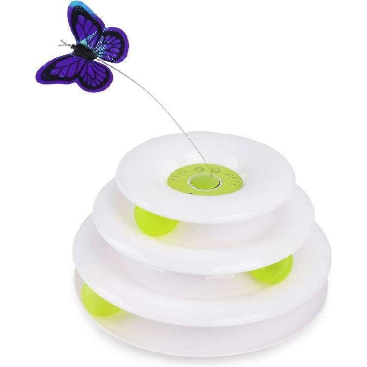 ΠΑΙΧΝΙΔΙ ΓΑΤΑΣ AFP INTERACTIVETOWER WITH BUTTERFLY USB ( 25X25X8CM)