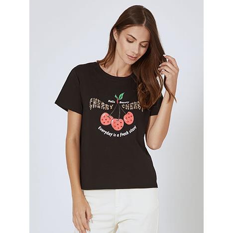 T-shirt με στάμπα κεράσια SN7948.4330+2