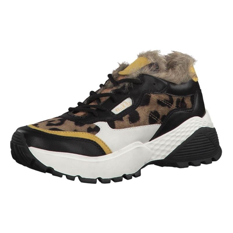 Derbies Rohde LEO S.Oliver 089 BLACK / LEOPARD 23628