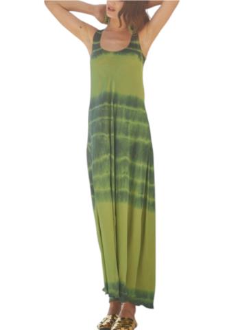 Φόρεμα Semiology Αμάνικο Tie-Dye 3377231-GREEN Γυναικείο