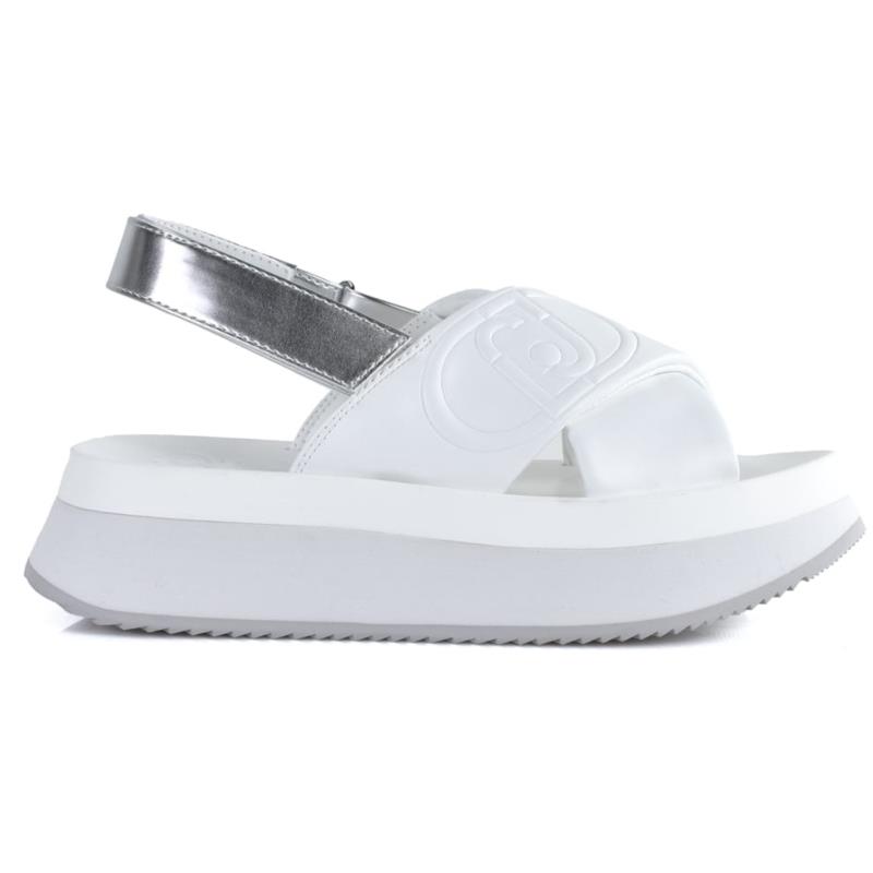 LIU JO λευκό flatform DREAMY SANDAL 02