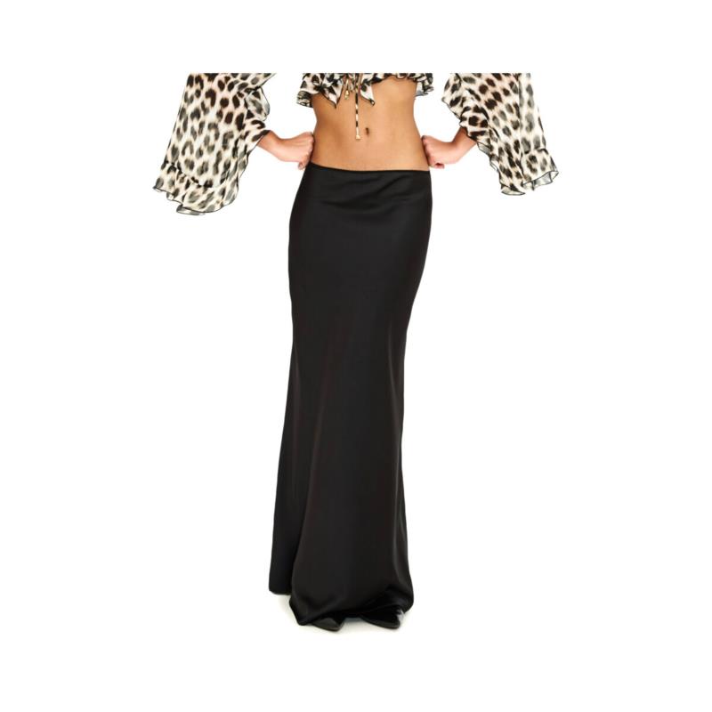 Κοντές Φούστες Dolce Domenica BRANCA SATIN MAXI SKIRT WOMEN