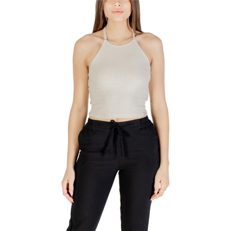 Αμάνικα/T-shirts χωρίς μανίκια Calvin Klein Jeans WAFFLE TEXTURE HALTERNECK TOP J20J225300