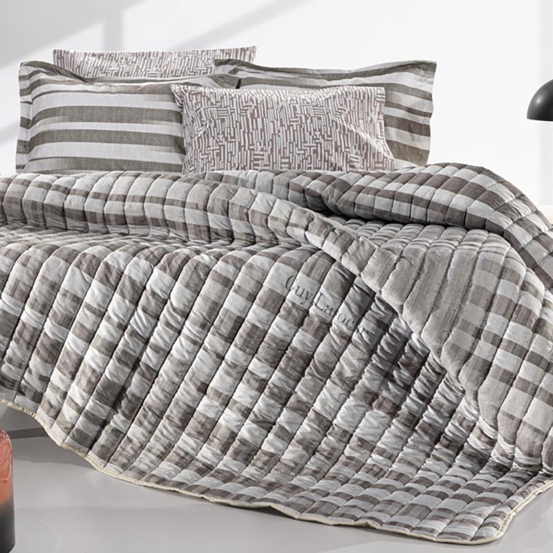 Κουβερλί Υπέρδιπλο 220X240 Guy Laroche Cuba Grey (220x240)