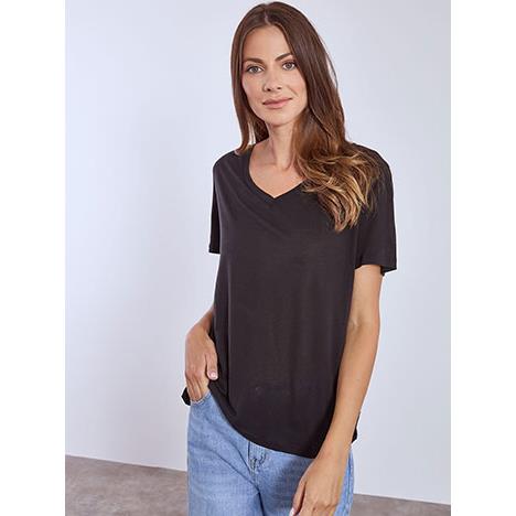 T-shirt με V λαιμόκοψη SN7618.4212+3