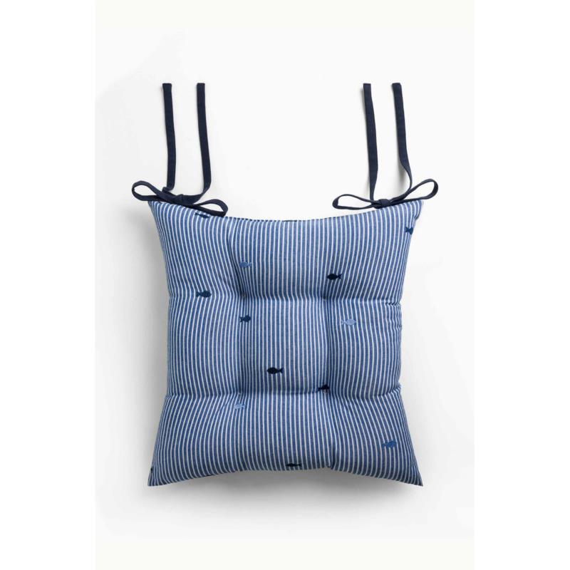 Coincasa διακοσμητικό μαξιλάρι καρέκλας 40 x 40 cm - 007475189 Μπλε