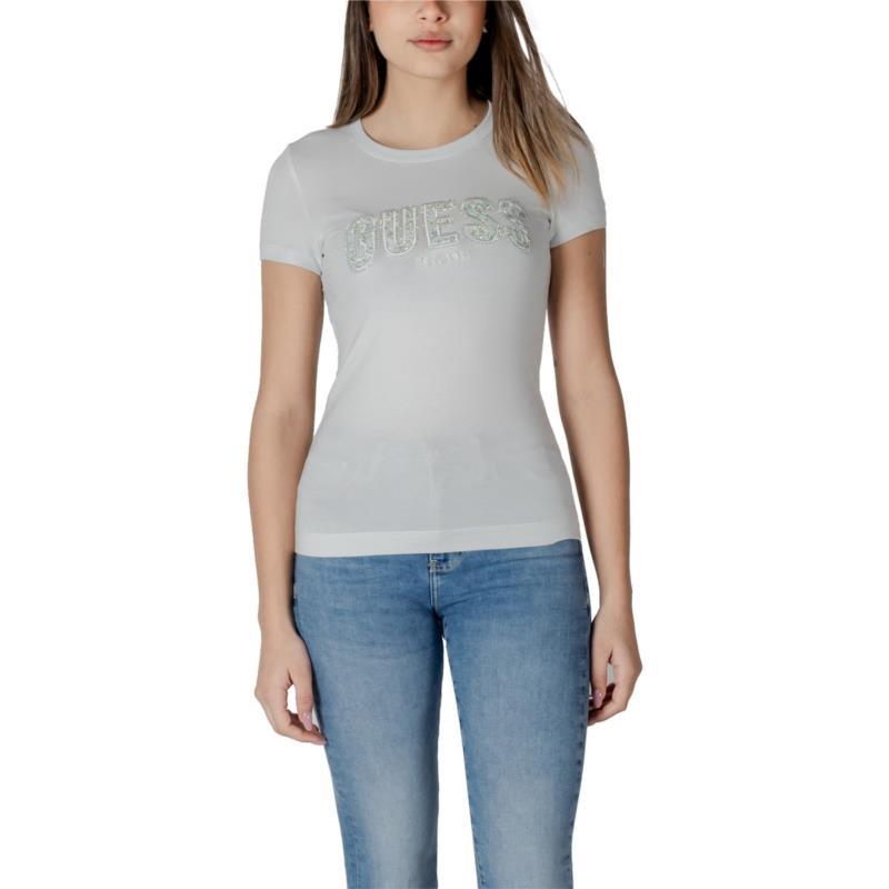 T-shirt με κοντά μανίκια Guess CN SS LOGO LACE TEE W5GI04 J1314