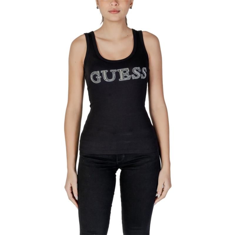 Αμάνικα/T-shirts χωρίς μανίκια Guess SL EMBELLISHED LOGO W5GP29 KA0H1