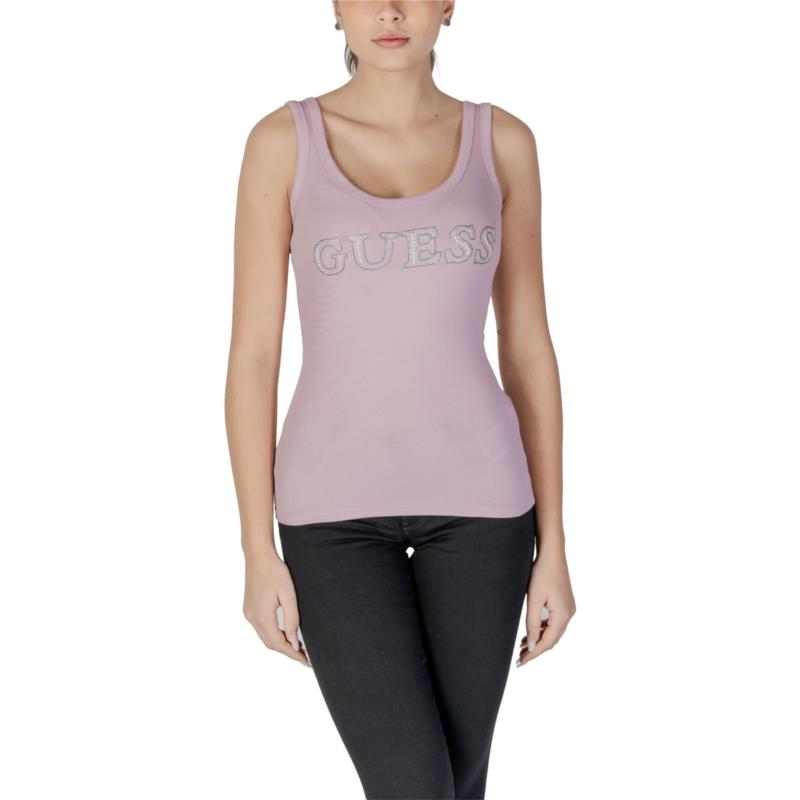 Αμάνικα/T-shirts χωρίς μανίκια Guess SL EMBELLISHED LOGO W5GP29 KA0H1