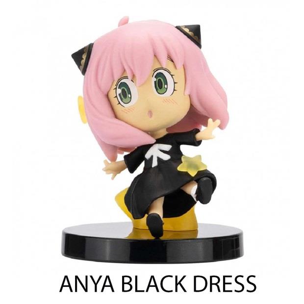 Jazwares Φιγούρα Total Anime Spy X Family W1 ''Anya Black Dress'' 5cm - JWT00043
