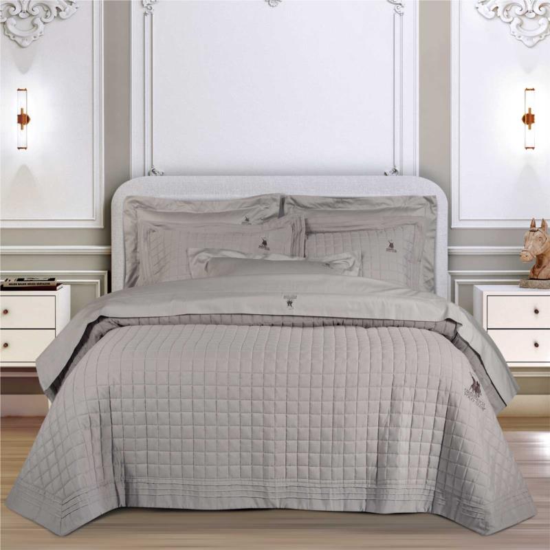 Κουβερλί Microfiber King 240x250εκ. Classic 2356 Taupe Greenwich Polo Club (Ύφασμα: Microfiber, Μέγεθος: King Size, Χρώμα: Taupe) - Greenwich Polo Club - 202000202356