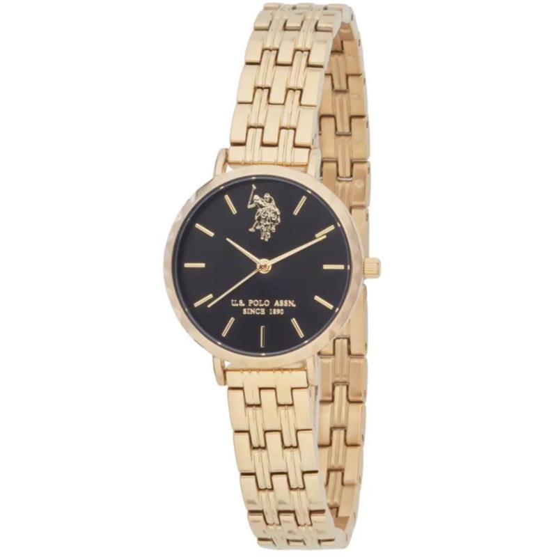 U.S. POLO Arya - USP8373BK, Gold case with Stainless Steel Bracelet