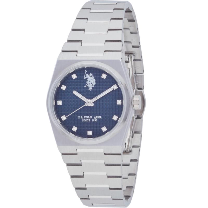 U.S. POLO Jamie - USP8394BL, Silver case with Stainless Steel Bracelet