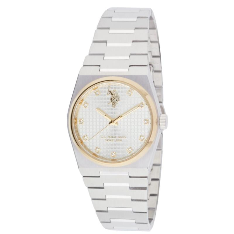 U.S. POLO Jamie - USP8396YG, Silver case with Stainless Steel Bracelet