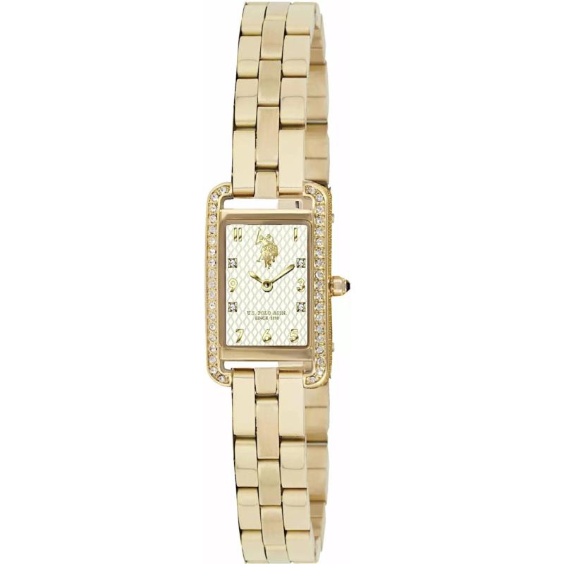 U.S. POLO Jamie - USP8401YG, Gold case with Stainless Steel Bracelet