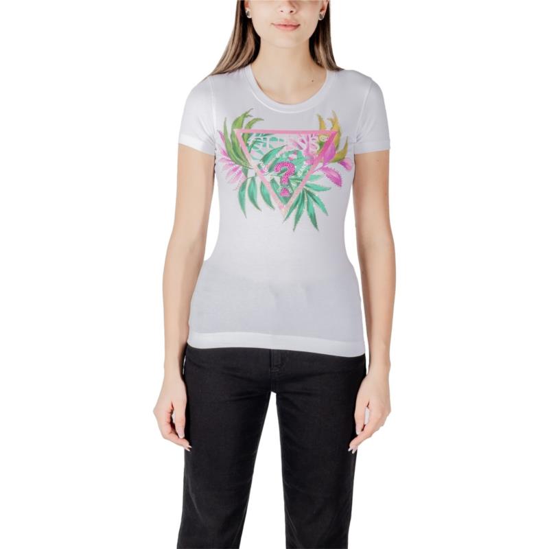 T-shirt με κοντά μανίκια Guess CN SS LEAF TRIANGLE W5GI07 J1314