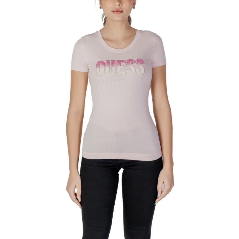 T-shirt με κοντά μανίκια Guess CN SS GLITTER DEGRAD W5GI14 J1314
