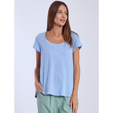 T-shirt με καμπύλη στο τελείωμα SN9489.4163+5
