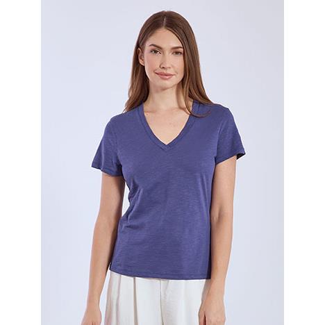 T-shirt βαμβακερό με V λαιμόκοψη SN9489.4795+6