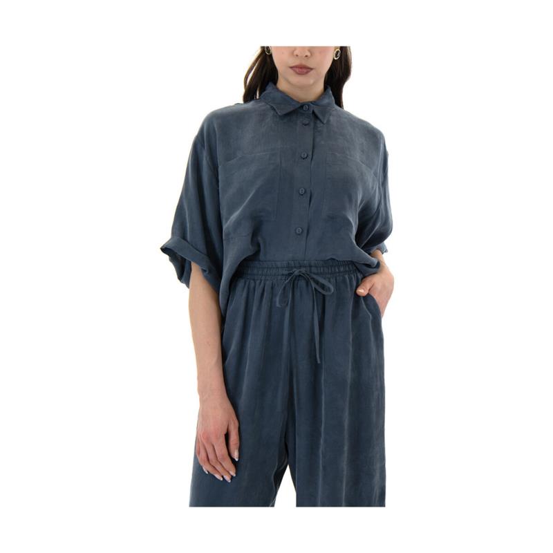 Πουκάμισα Zoya SHORTSLEEVE OVERSIZE FIT SHIRT WOMEN
