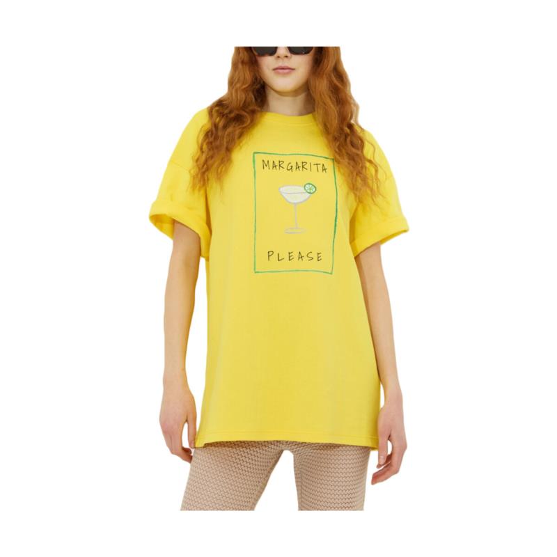 T-shirt με κοντά μανίκια Dolce Domenica MARGARITA OVERSIZE FIT T-SHIRT WOMEN