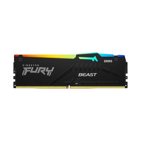 Kingston Fury Beast RGB DDR5 5600 1x8GB C36 Μνήμη RAM