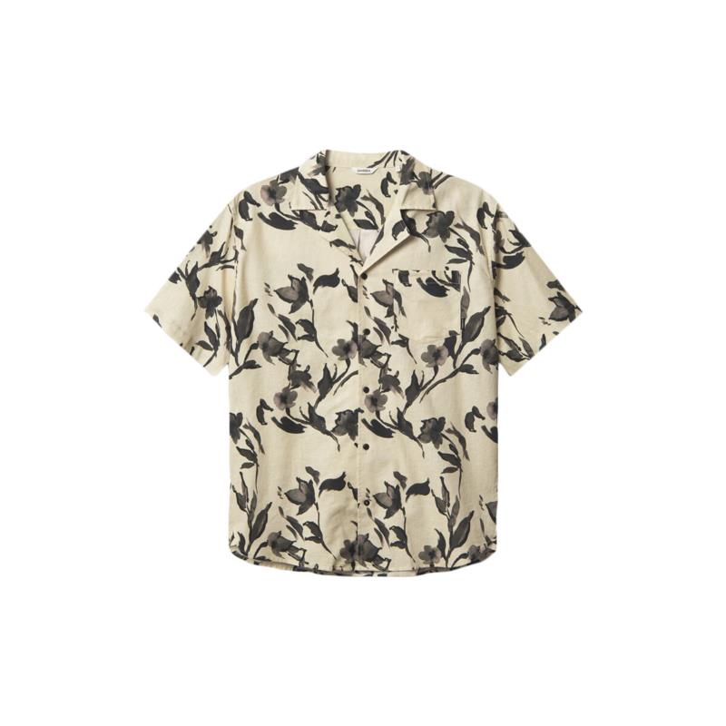 Πουκάμισο με μακριά μανίκια Gabba SVEN LINEN RESORT BLOOM SHORTSLEEVE REGULAR FIT SHIRT MEN