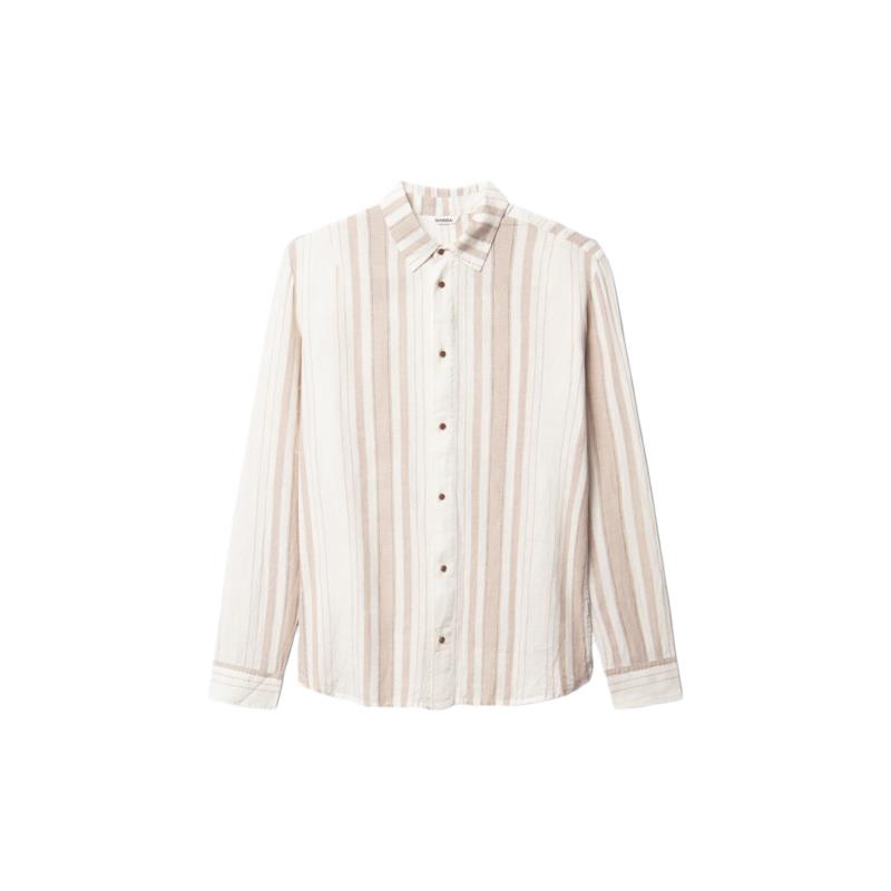 Πουκάμισο με μακριά μανίκια Gabba SVEN LINEN LONG SLEEVE REGULAR FIT SHIRT MEN