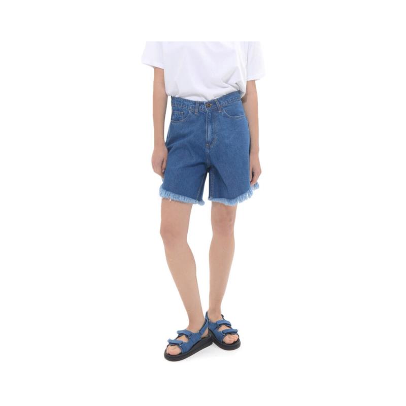 Shorts & Βερμούδες Sac N Co DOMNA DENIM HIGH WAIST SHORTS WOMEN SAC CO