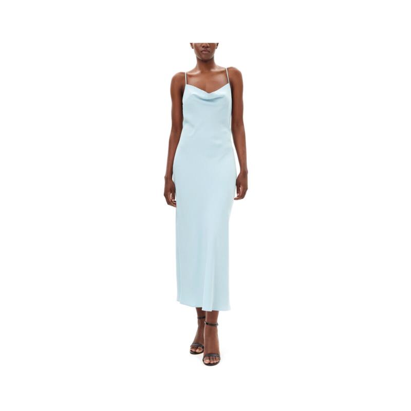 Φορέματα Calvin Klein Jeans SOFT CREPE LOW BACK DRAPE MIDI DRESS WOMEN
