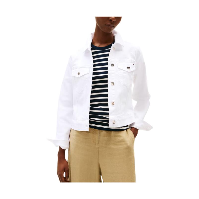 Χοντρό μπουφάν Tommy Hilfiger DENIM SLIM FIT JACKET WOMEN