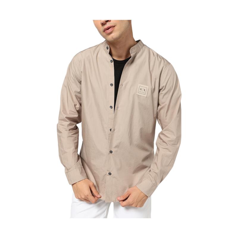 Πουκάμισο με μακριά μανίκια EAX REGULAR FIT SHIRT MEN
