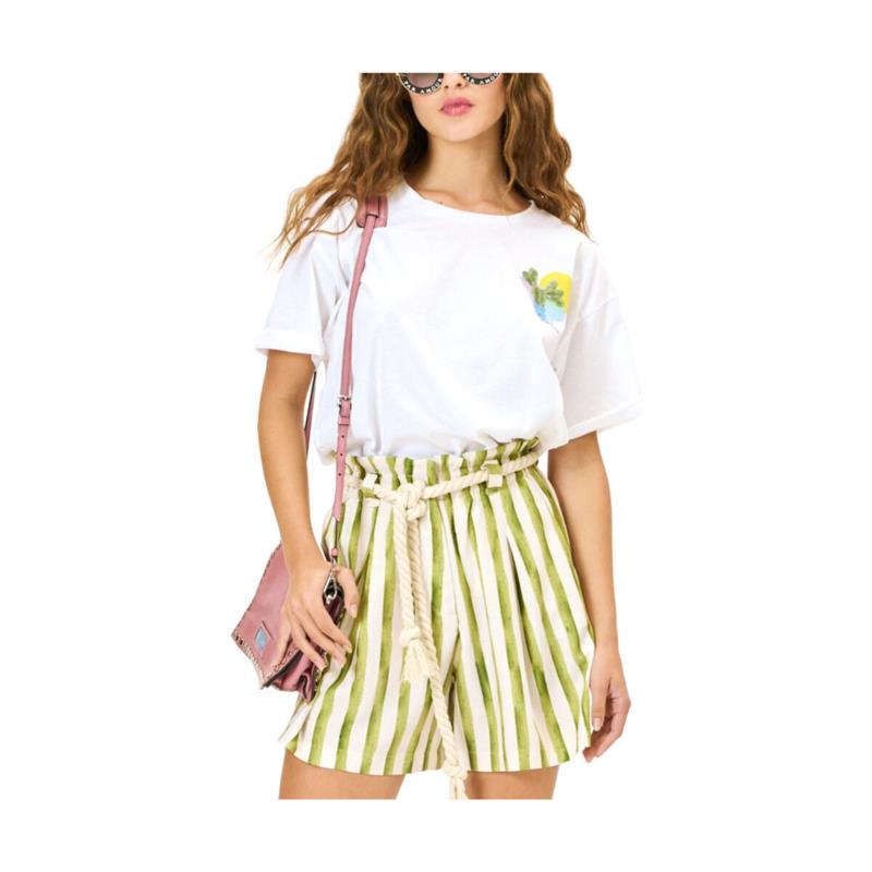 T-shirt με κοντά μανίκια Project Soma DELLY COTTON LOGO CREW NECK T-SHIRT WOMEN