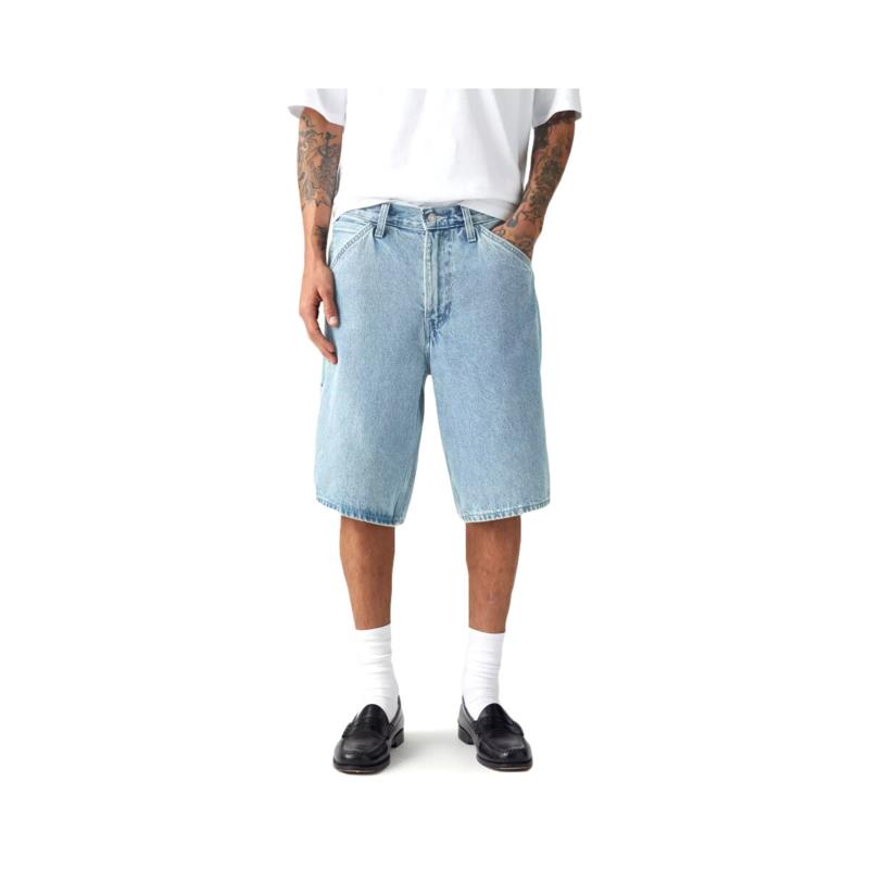 Shorts & Βερμούδες Levis 568 CARPENTER DENIM HIGH WAIST LOOSE FIT BERMUDA MEN