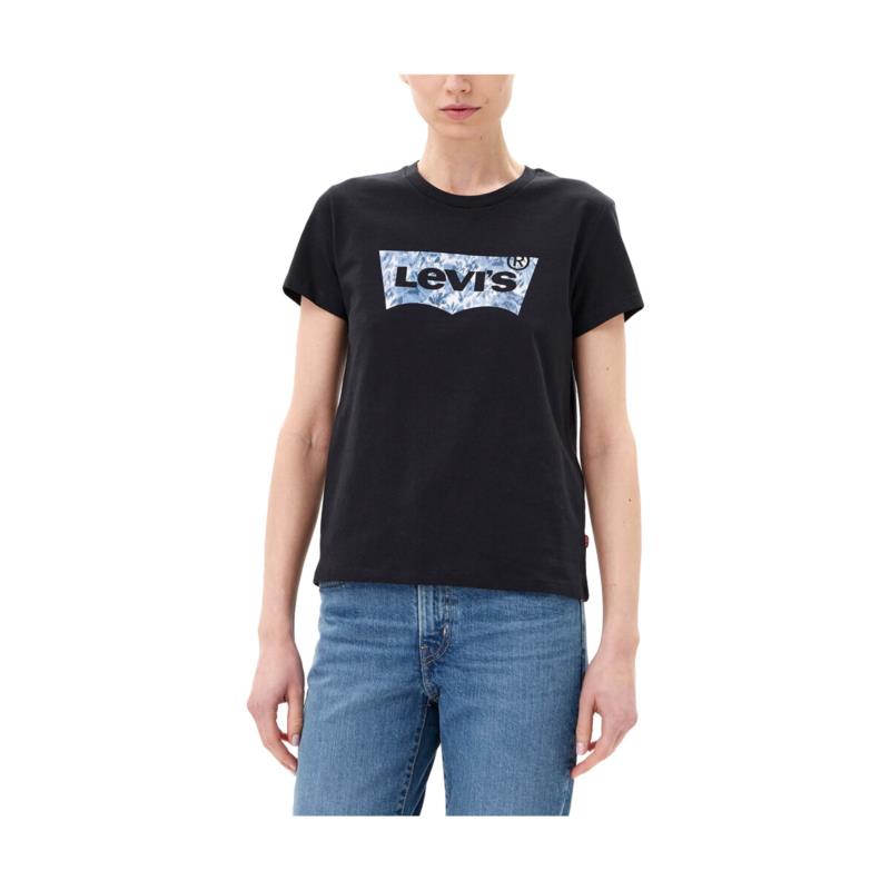 T-shirt με κοντά μανίκια Levis THE PERFECT ICONIC LOGO CREW NECK T-SHIRT WOMEN