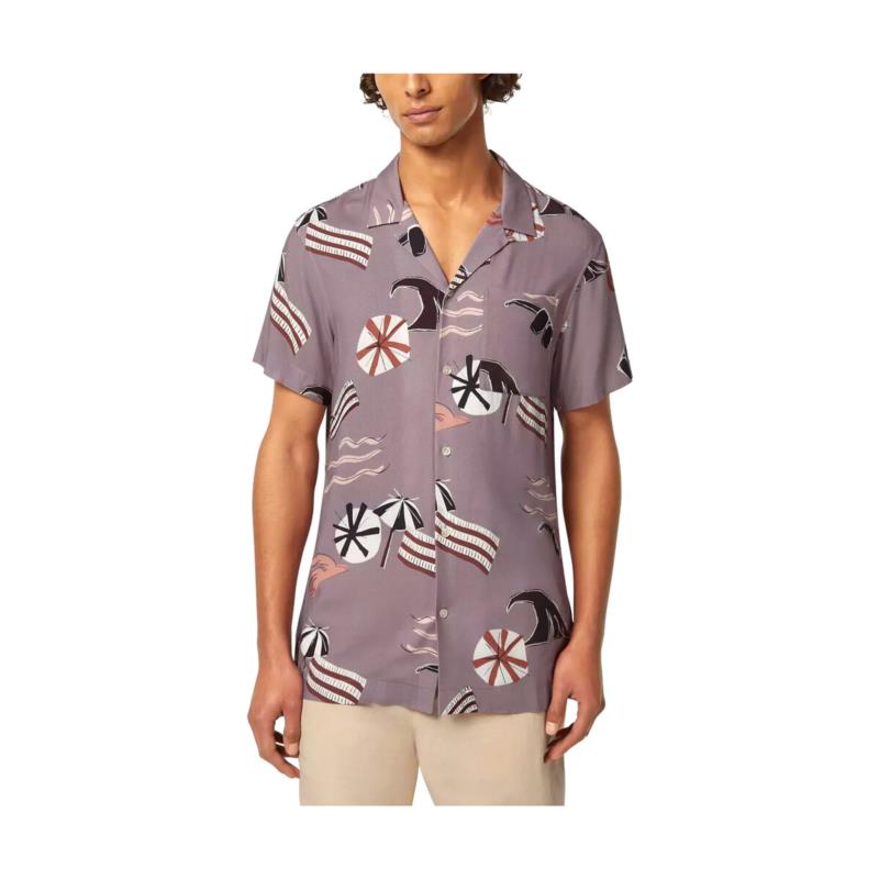 Πουκάμισο με μακριά μανίκια Scotch & Soda ALL OVER PRINT SHORTSLEEVE REGULAR FIT SHIRT MEN SCOTCH SODA