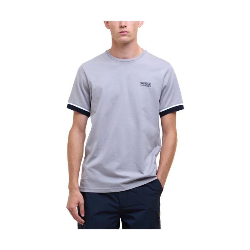 T-shirt με κοντά μανίκια Barbour EVAN DEEP CUFF TAILORED FIT T-SHIRT MEN INTERNATIONAL