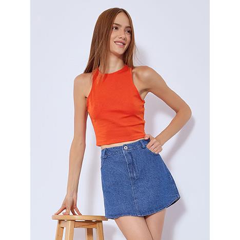 Crop top με βαμβάκι SN9844.4157+3