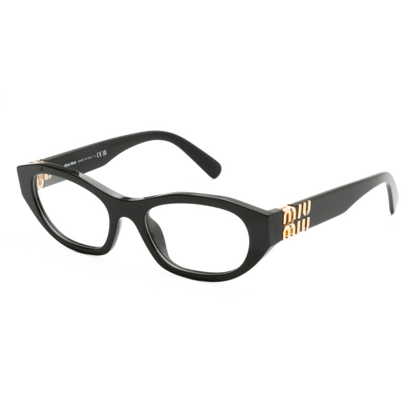 MIU MIU ΣΚΕΛΕΤΟΣ ΟΡΑΣΕΩΣ MIU MIU 03WV 16K1O1 5319 03WV Μαύρο