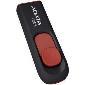 ADATA CLASSIC C008 32GB USB2.0 FLASH DRIVE BLACK/RED