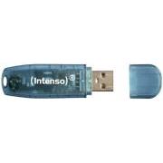 INTENSO 3502450 RAINBOW LINE 4GB USB2.0 FLASH MEMORY BLUE