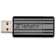 VERBATIM 49063 STORE'N'GO PINSTRIPE USB 2.0 BLACK 16GB