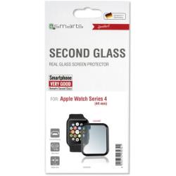 4SMARTS SECOND GLASS CURVED COLOUR FRAME FOR APPLE WATCH SERIES 5/ 4 (44MM) BLACK