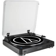 AUDIO TECHNICA AT-LP60BK-BT FULLY AUTOMATIC WIRELESS BELT-DRIVE STEREO TURNTABLE BLACK
