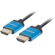 LANBERG HDMI M/M V2.0 4K SLIM CABLE 1M BLACK
