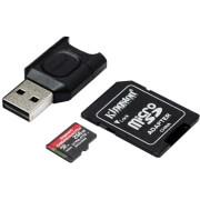 KINGSTON MLPMR2/256GB CANVAS REACT PLUS 256GB MICRO SDXC CLASS 10 UHS-II U3 V90 A1 + USB READER