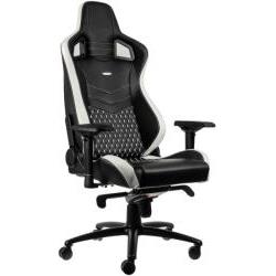NOBLECHAIRS EPIC REAL LEATHER GAMING CHAIR BLACK/WHITE/RED