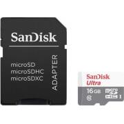 SANDISK SDSQUNS-016G-GN3MA 16GB ULTRA MICRO SDHC UHS-I CLASS 10 + ADAPTER