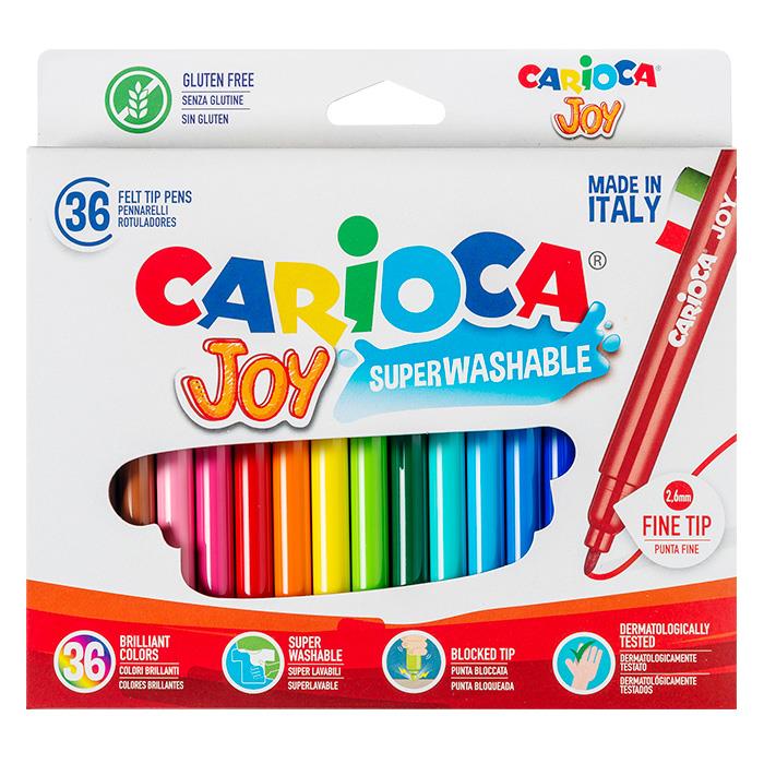 Μαρκαδόροι ζωγραφικής Carioca Joy 36 τεμάχια, 60-340 - Carioca